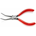 Knipex Long Nose Plier 160mm Overall, 55mm Jaw Chrome Vanadium Steel Polished Handle Plastic Coated 31 21 160