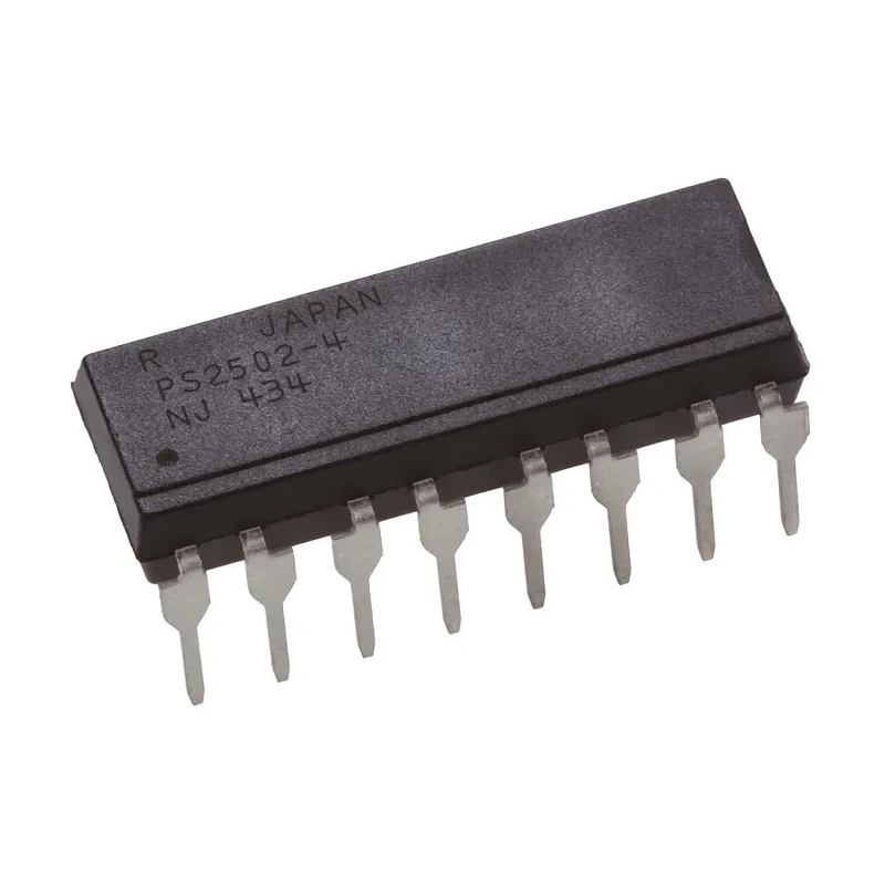 Renesas Electronics DC Input 4-Channel Optocoupler Through Hole 16-Pin PDIP PS2502-4-A