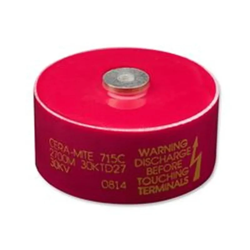 Vishay Single Layer Ceramic Capacitor 3.3 nF 40kV dc Y5U Dielectric Screw Terminal 85 °C Max Op. Temp 715C40DKD33
