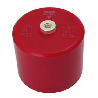 Vishay Single Layer Ceramic Capacitor 10 nF 15kV dc Y5U Dielectric Screw Terminal 85°C Max Op. Temp. 715C15DKS10