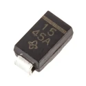 Vishay 15 V 1 W Zener Diode Single Surface Mount DO-214AC SML4744-E3/61