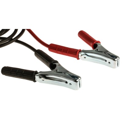 RS PRO 3.5 m Battery Jump Lead, 220A 3.5m Cable Length 10mm Diameter Heavy-Duty Automotive Jumper Cables 631-9215