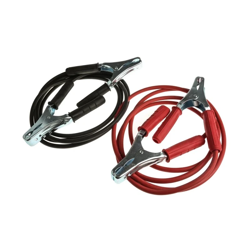 RS PRO 3.5 m Battery Jump Lead, 220A 3.5m Cable Length 10mm Diameter Heavy-Duty Automotive Jumper Cables 631-9215