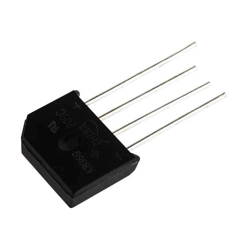 Vishay Bridge Rectifier 400 V 250 A 4-Pin Single Through Hole Mount KBU6G-E4/51