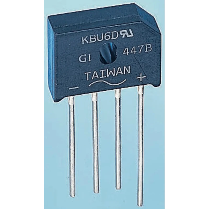 Vishay Bridge Rectifier 800 V 250 A 4-Pin Through Hole KBU6K-E4/51