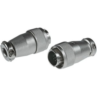 JAE Circular Connector 5 Contacts Cable Miniature Plug Male Threaded Orientation Straight 250, 350V SRCN6A13-5P