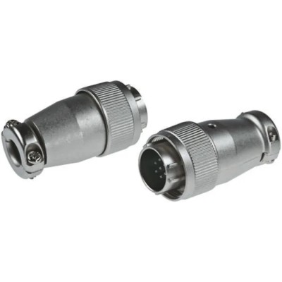 JAE Circular Connector 5 Contacts Cable Miniature Plug Male Threaded Orientation Straight 250, 350V SRCN6A13-5P