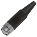 Hirose Circular Connector, 6 Contacts, Cable Mount, Miniature Socket, Female, 100-140V, 1A, Metal Housing, SR30 Series 