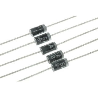 Vishay 1-Element Uni-Directional TVS Diode 500 W, 2-Pin DO-15 SA12A-E3