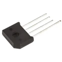 Vishay Bridge Rectifier, 200 V Peak Reverse Voltage, 250 A Peak Surge Current, 4-Pin Through Hole KBU6D-E4/51