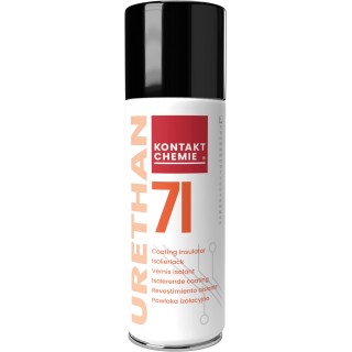 Kontakt Chemie Transparent Urethane PCB Coating 200 ml Aerosol, Dielectric Strength 40kV/mm, Operating Temperature 75009