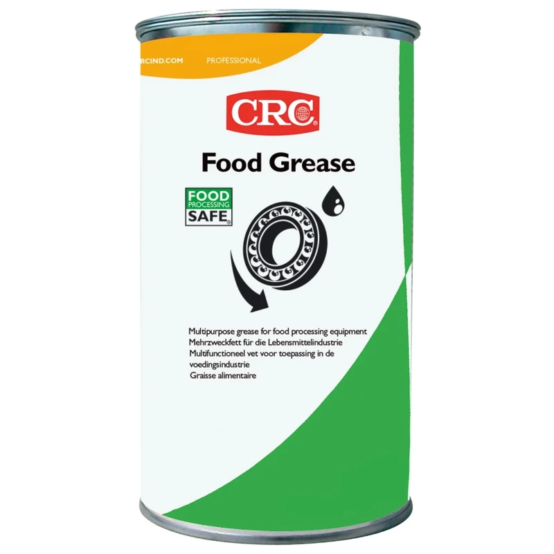 CRC Aluminium Complex Lubricant Grease Food Safe 1 kg, NGLI Grade 2, Translucent, Viscosity 160 mm²/s 10291
