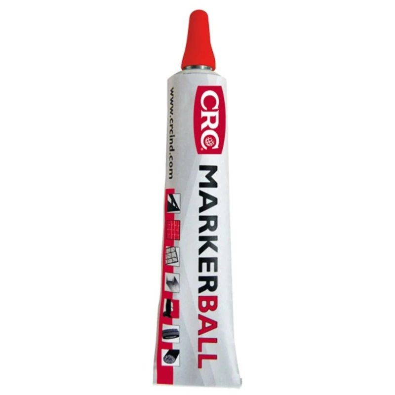 CRC Red Paint Marker Pen for Use with Steel, Maximum Operating Temperature 200°C 30161