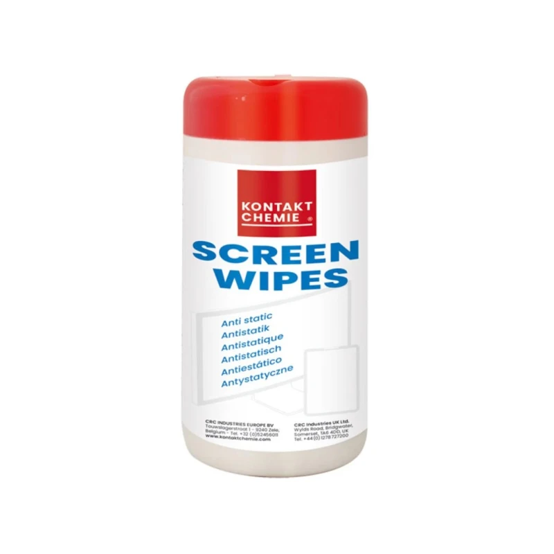 Kontakt Chemie Screen Wipes Wet Screen Cleaning Dispenser Box of 100 31980