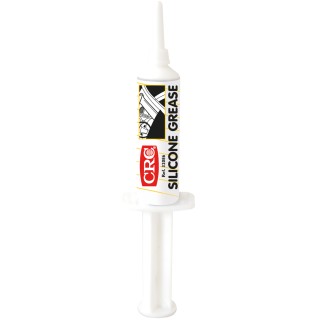 CRC Silicone Grease 10 g Syringe White Grease 350 mPa/s Viscosity NGLI Grade 2 32717