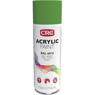 CRC 400 ml RAL 6018 Yellow Green Gloss Acrylic Spray Paint 31082