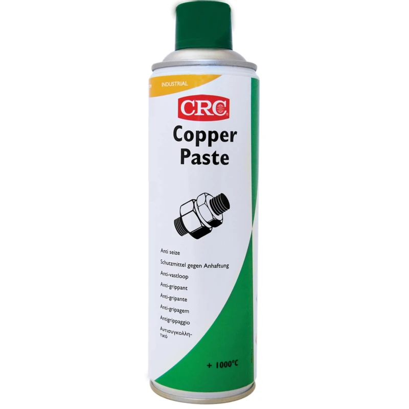 CRC Copper PASTE Lubricant Aerosol 650 ml / 500 ml, High Temperature Resistance, Anti Seize 32340