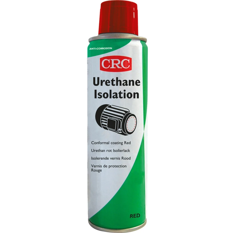 CRC Red Urethane Conformal Coating for Tool, Electric Motor Winding, Solenoid, Armature Coil, Transformer Connector 32670
