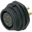 RS PRO Circular Connector 4 Contacts Front Mount Socket Female IP68 500V 30A 131-6368