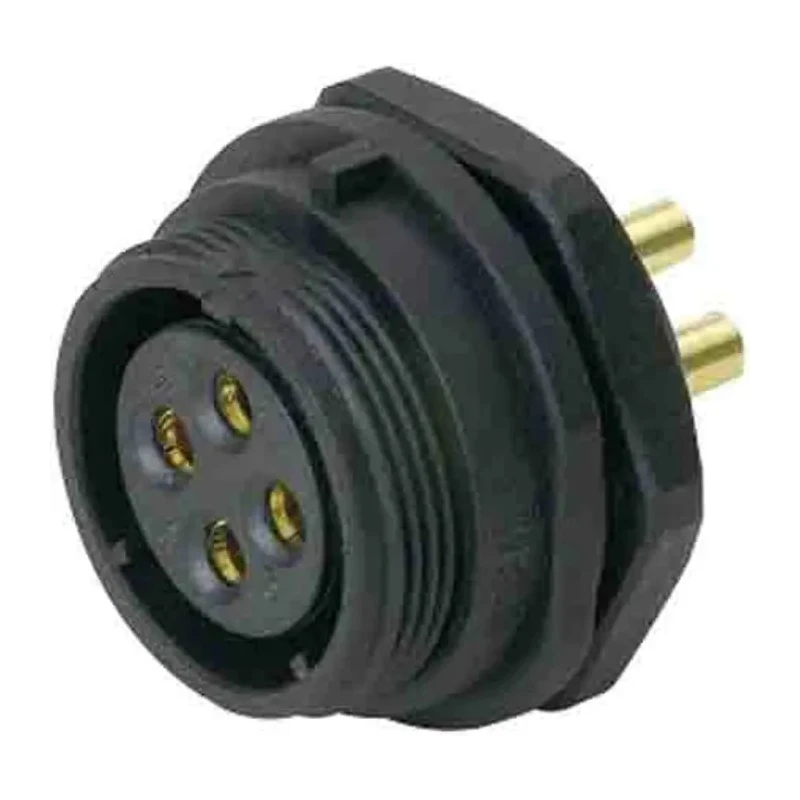 RS PRO Circular Connector 4 Contacts Front Mount Socket Female IP68 500V 30A 131-6368