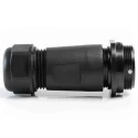 RS PRO Industrial Circular Connector Standard Size 4 Contacts Socket Male Cable Mount Threaded Coupling IP68 500V 131-6364