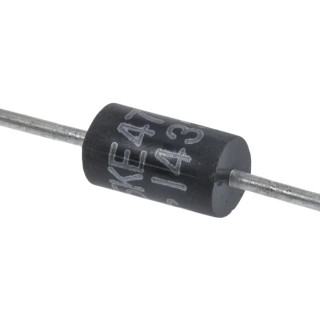 Vishay 1-Element Bi-Directional TVS Diode, 1.5 kW, 2-Pin Through Hole, TRANSZORB TVS Series 1.5KE47CA-E3/54