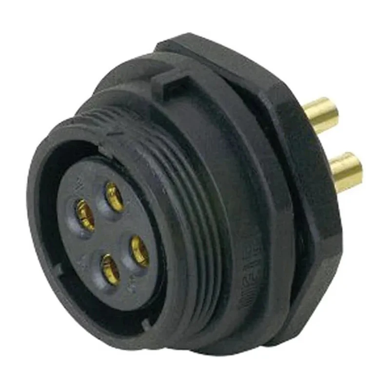 RS PRO Circular Connector Socket, 5 Contacts, Front Mount, Standard Size, Female, IP68, 30A, 500V, Threaded Coupling 131-6369