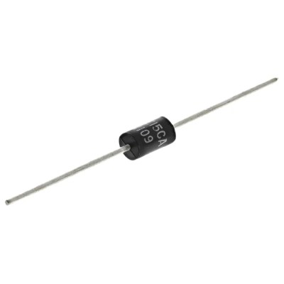 Vishay 1-Element Bi-Directional TVS Diode, 1500 W Peak Pulse Power, 2-Pin, Through Hole Mount 1.5KE15CA-E3/54