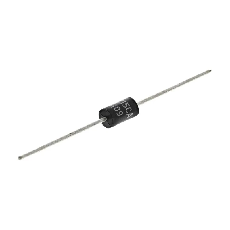 Vishay 1-Element Bi-Directional TVS Diode, 1500 W Peak Pulse Power, 2-Pin, Through Hole Mount 1.5KE15CA-E3/54