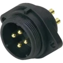 RS PRO Circular Connector 5 Contacts Flange Mount Socket Male IP68 500V 30A 131-6381