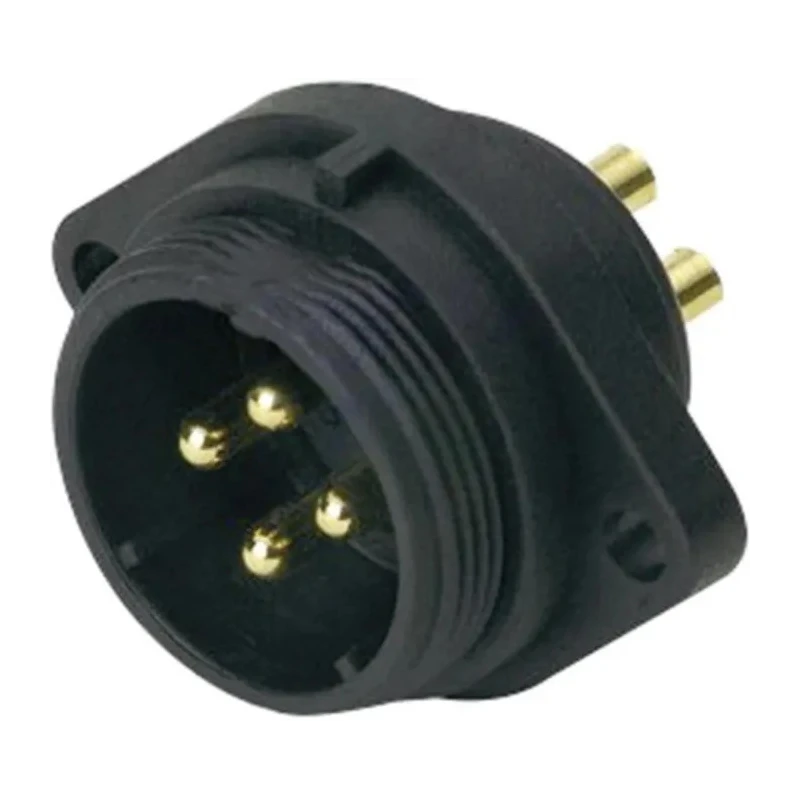 RS PRO Circular Connector 5 Contacts Flange Mount Socket Male IP68 500V 30A 131-6381