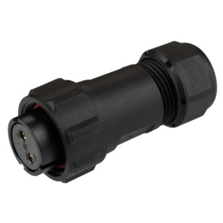 RS PRO Circular Connector Cable Plug 2 Contacts Female Gold-Plated Brass IP68 500V 30A 131-6382