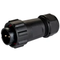 RS PRO Circular Connector, Cable Plug, 2 Contacts, Standard Size, Male Contact, 30A Current, IP68 Rated, 500V 131-6386