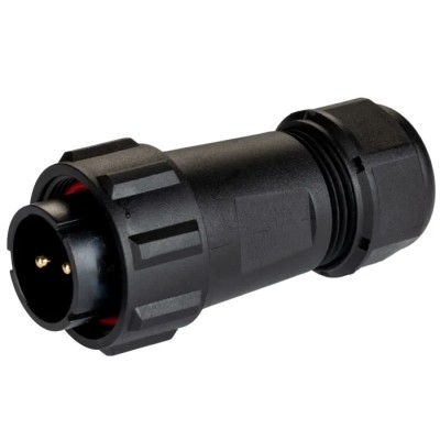 RS PRO Circular Connector, Cable Plug, 2 Contacts, Standard Size, Male Contact, 30A Current, IP68 Rated, 500V 131-6386