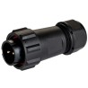 RS PRO Circular Connector, Cable Plug, 2 Contacts, Standard Size, Male Contact, 30A Current, IP68 Rated, 500V 131-6386