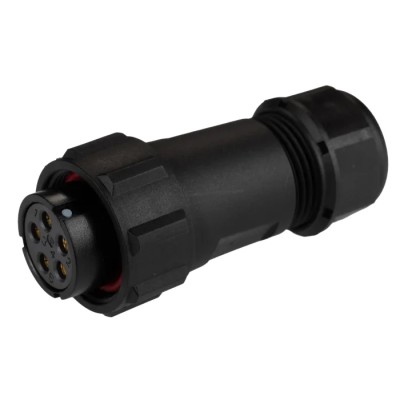 RS PRO Circular Connector, 5 Contacts, Cable Mount, Plug, Female, IP68, 30A, 500V, Threaded Coupling 131-6385