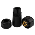 RS PRO Circular Connector, 5 Contacts, Cable Mount, Plug, Female, IP68, 30A, 500V, Threaded Coupling 131-6385