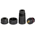 RS PRO Circular Connector, Cable Plug, 2 Contacts, Standard Size, Male Contact, 30A Current, IP68 Rated, 500V 131-6386