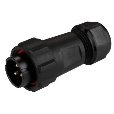 RS PRO Industrial Circular Connector, 3 Contacts, Cable Mount, Plug and Socket, , 500V, 30A, Threaded Coupling, Model IP68