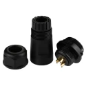RS PRO Industrial Circular Connector, 3 Contacts, Cable Mount, Plug and Socket, , 500V, 30A, Threaded Coupling, Model IP68