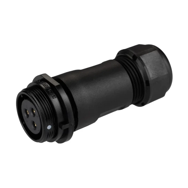 RS PRO Industrial Circular Connector, 3 Contacts, Cable Mount, Plug and Socket, , 500V, 30A, Threaded Coupling, Model IP68