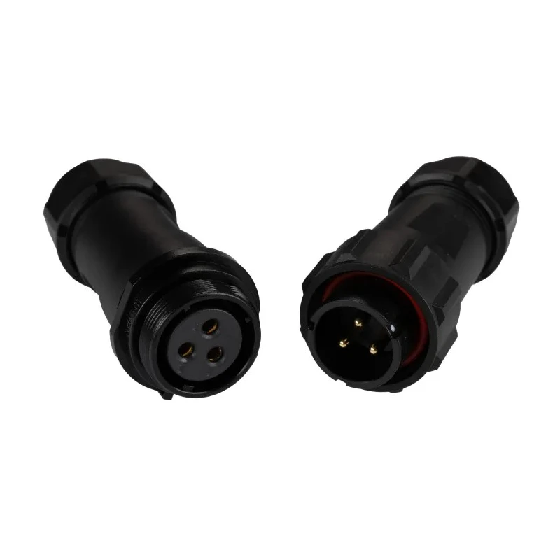 RS PRO Industrial Circular Connector, 3 Contacts, Cable Mount, Plug and Socket, , 500V, 30A, Threaded Coupling, Model IP68