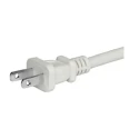 Schurter IEC C17 to NEMA 1-15 Power Cord 125V 10A 2 m White PVC VAC17KS