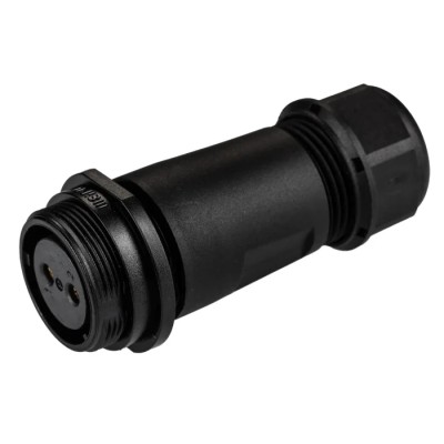 RS PRO Industrial Circular Connector, 2 Contacts, Cable Mount, , 500V, 30A, Threaded Mating, Polyamide 66/Polycarbonate IP68