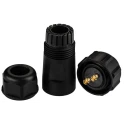 RS PRO Industrial Circular Connector, 2 Contacts, Cable Mount, , 500V, 30A, Threaded Mating, Polyamide 66/Polycarbonate IP68