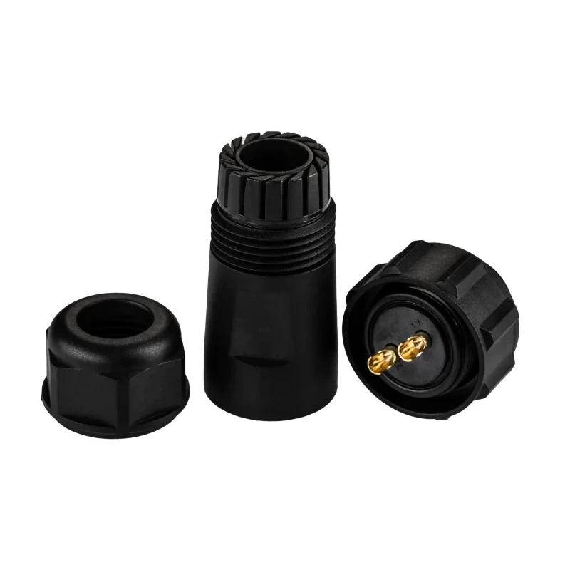 RS PRO Industrial Circular Connector, 2 Contacts, Cable Mount, , 500V, 30A, Threaded Mating, Polyamide 66/Polycarbonate IP68