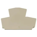 Weidmüller W Series DIN Rail Terminal Block End Cover 60mm Height 1.5mm Width 1059100000