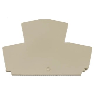 Weidmüller W Series DIN Rail Terminal Block End Cover 60mm Height 1.5mm Width 1059100000