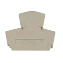 Weidmüller W Series DIN Rail Terminal Block End Cover 60mm Height 1.5mm Width 1059100000