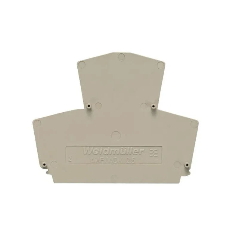 Weidmüller W Series DIN Rail Terminal Block End Cover 60mm Height 1.5mm Width 1059100000